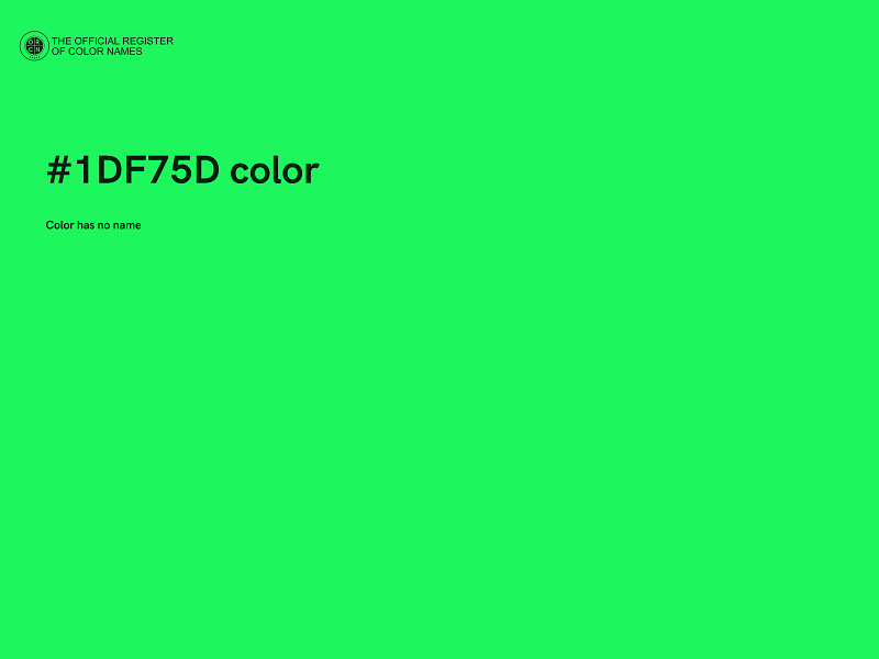 #1DF75D color image