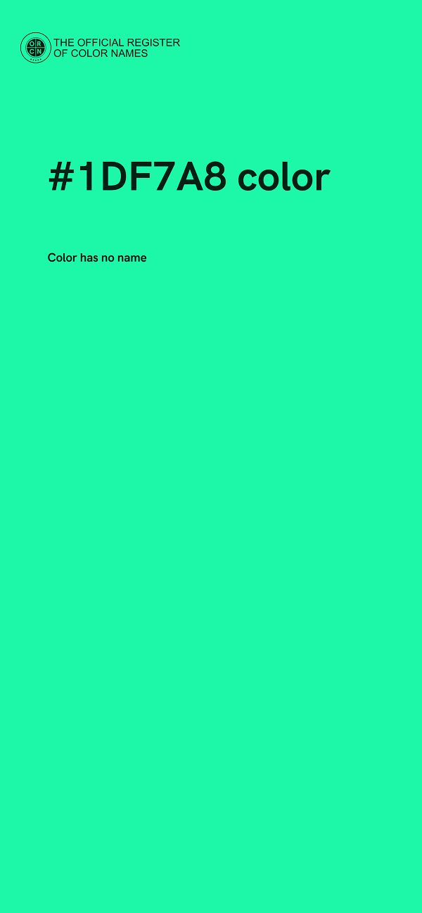 #1DF7A8 color image