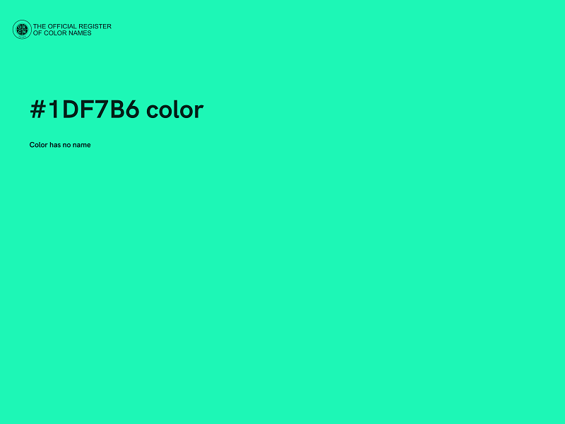 #1DF7B6 color image