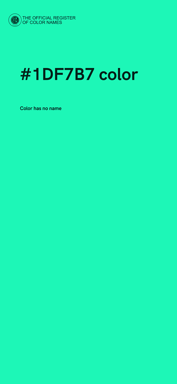 #1DF7B7 color image