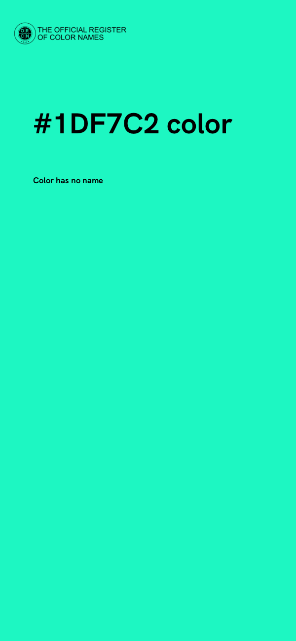 #1DF7C2 color image