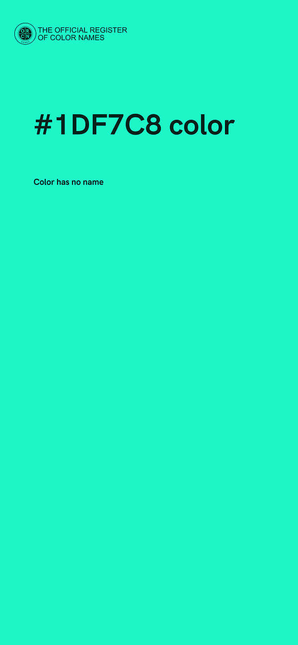 #1DF7C8 color image