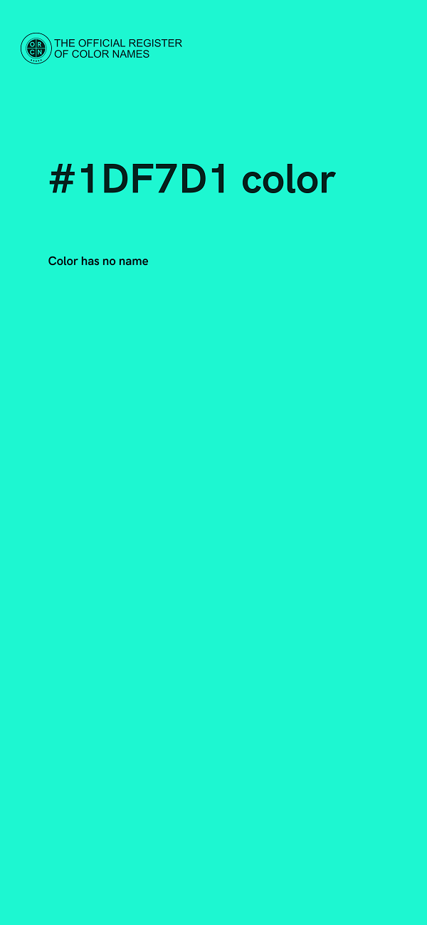 #1DF7D1 color image