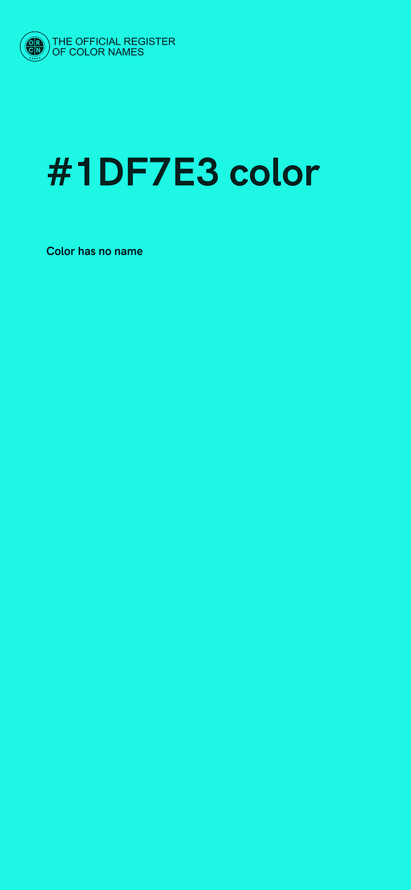 #1DF7E3 color image