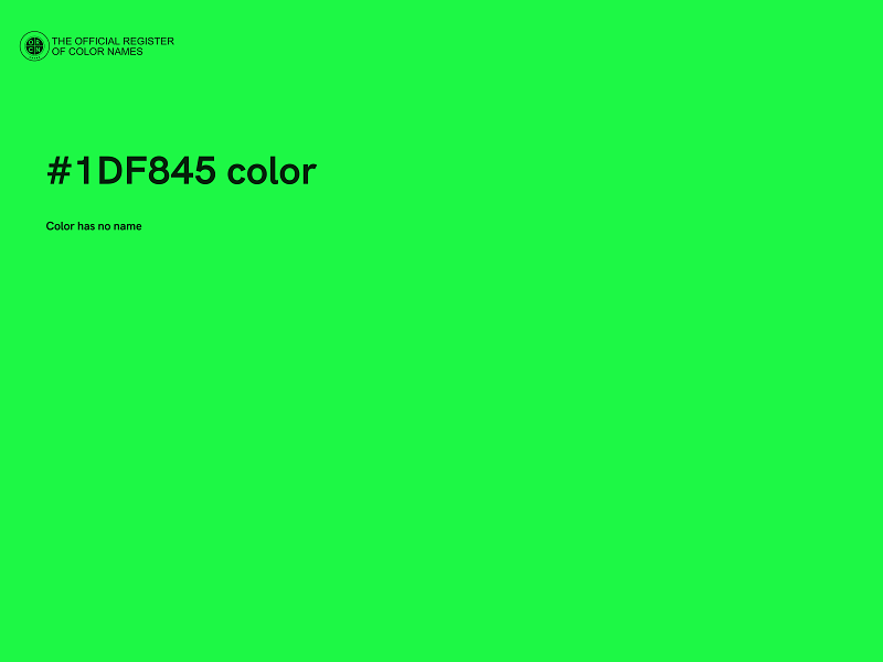 #1DF845 color image