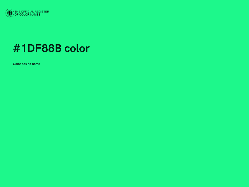 #1DF88B color image