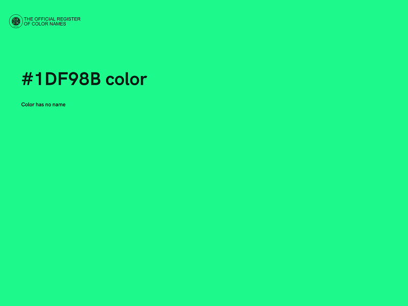 #1DF98B color image