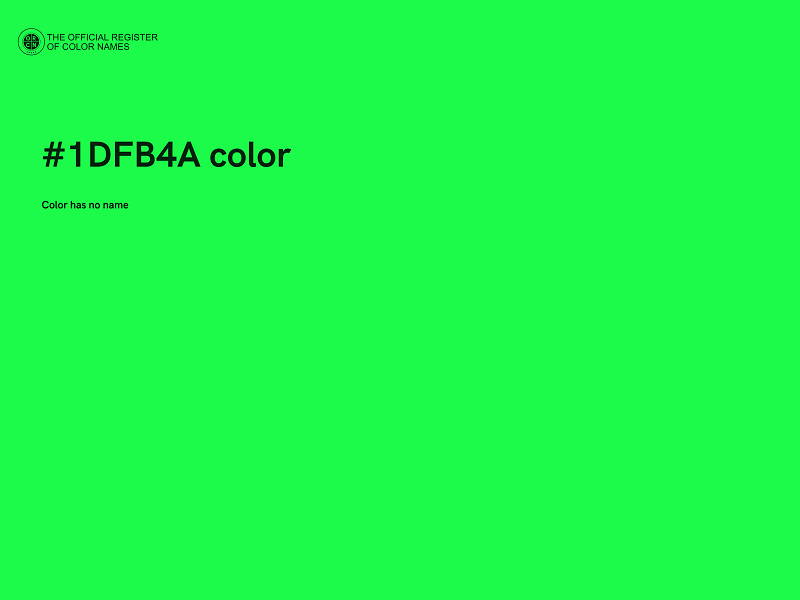 #1DFB4A color image