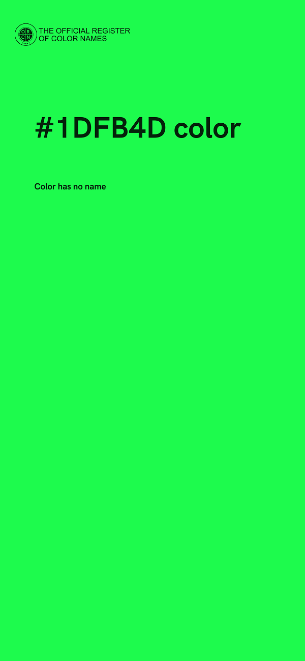 #1DFB4D color image
