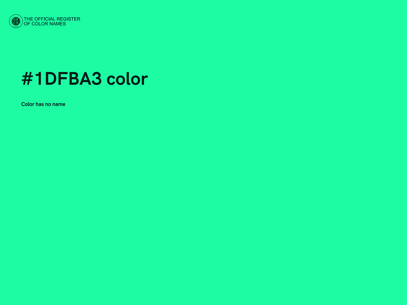 #1DFBA3 color image