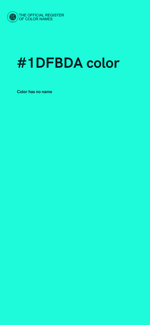 #1DFBDA color image