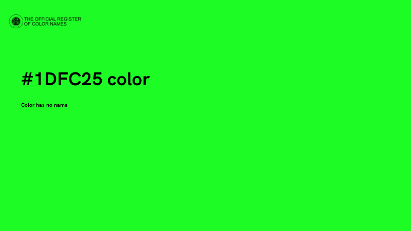 #1DFC25 color image