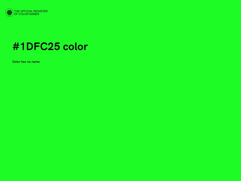 #1DFC25 color image