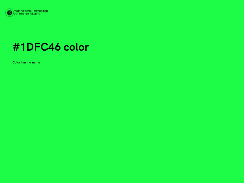 #1DFC46 color image