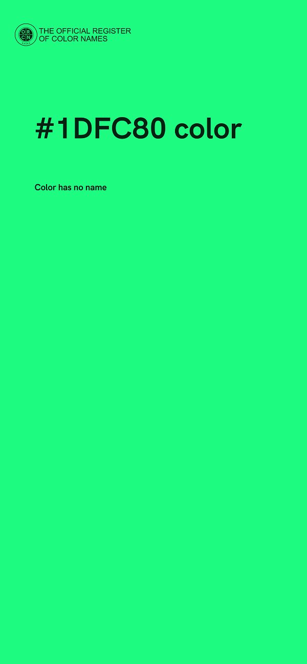 #1DFC80 color image
