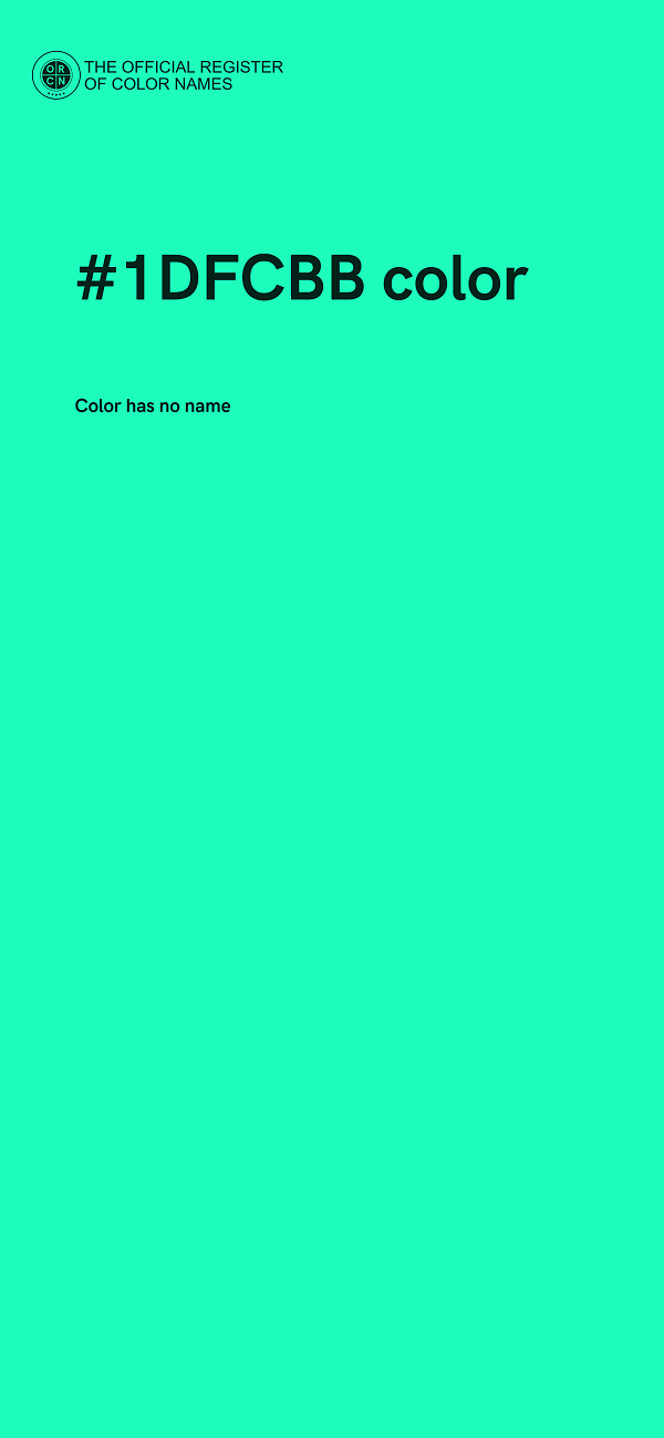 #1DFCBB color image