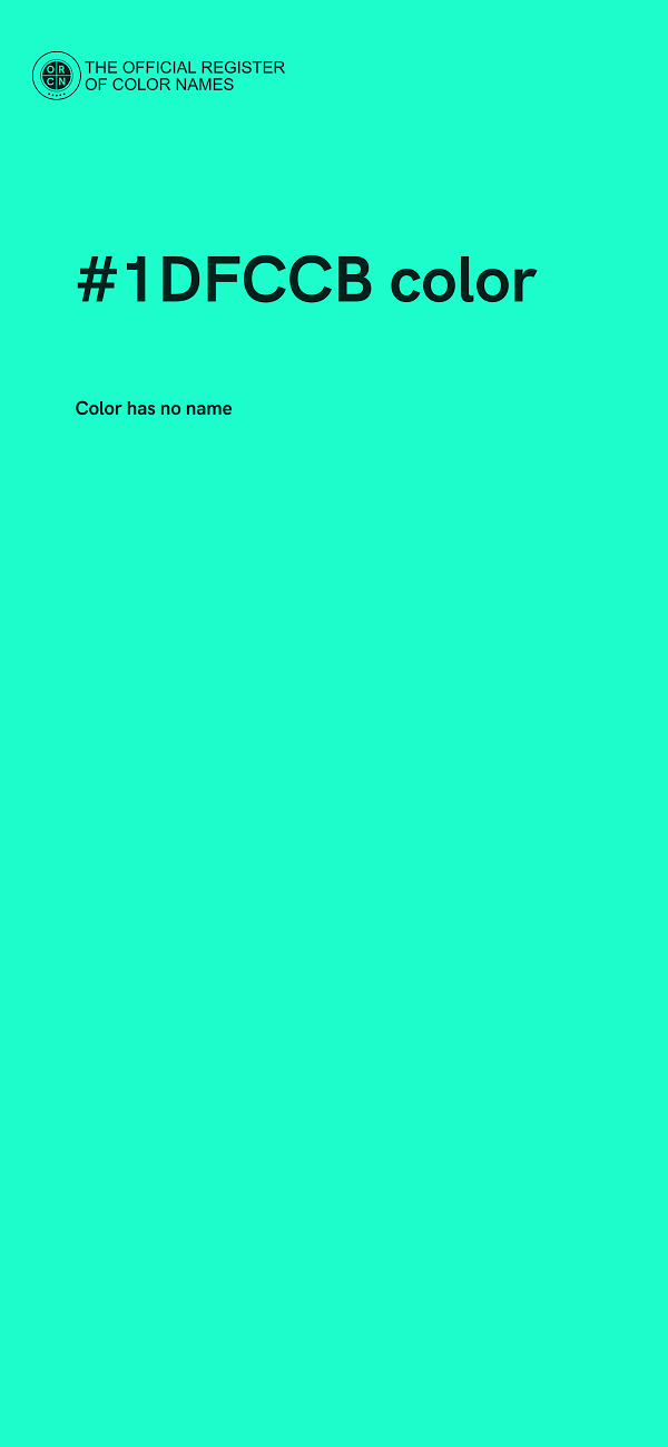#1DFCCB color image