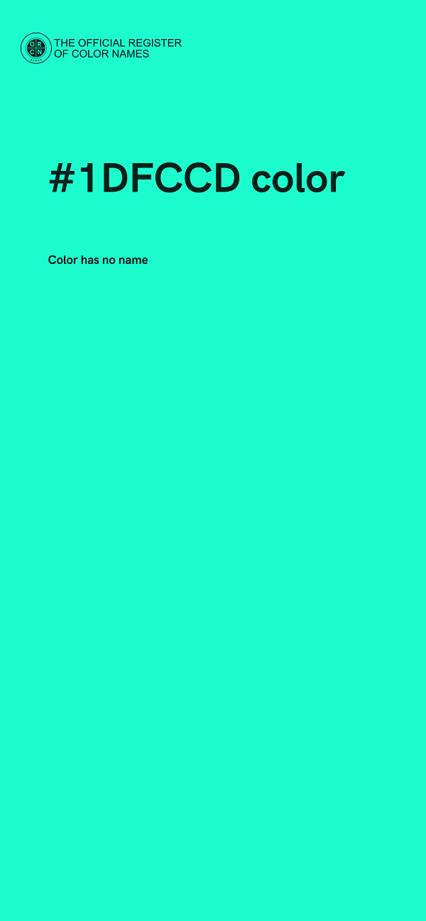 #1DFCCD color image