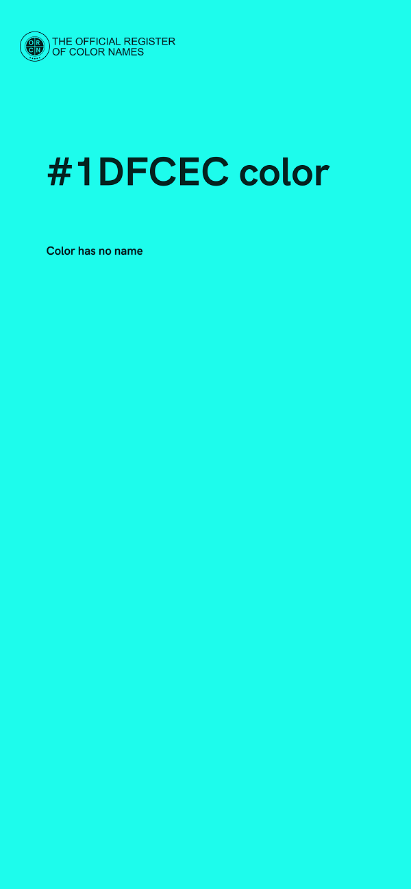 #1DFCEC color image