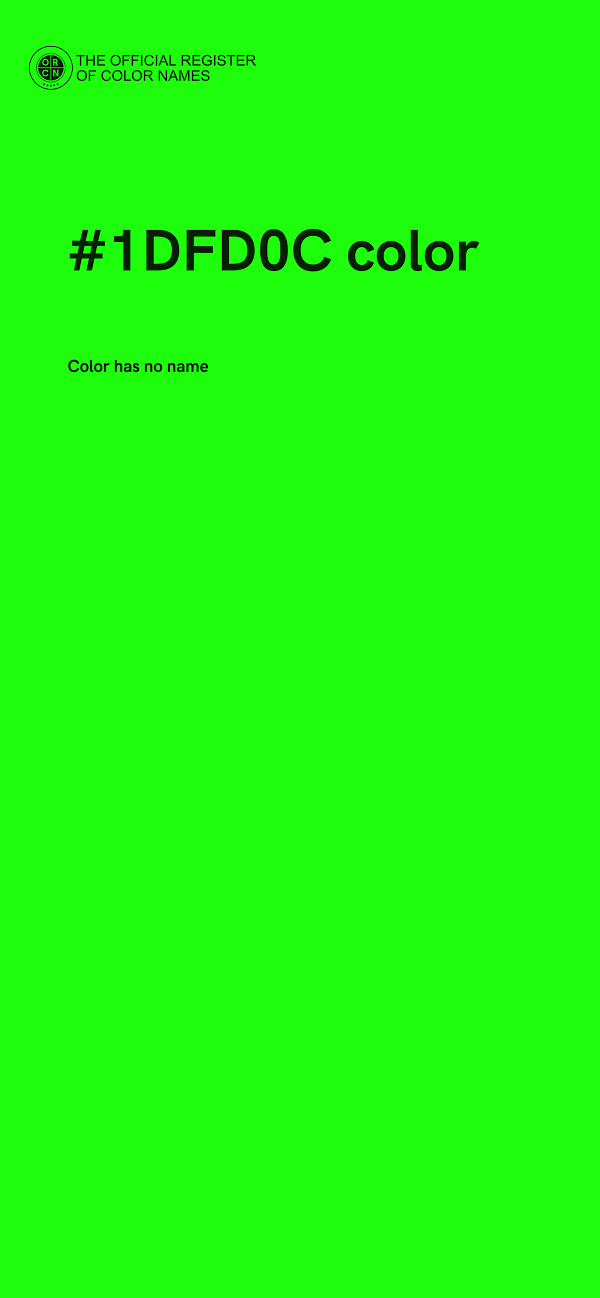 #1DFD0C color image