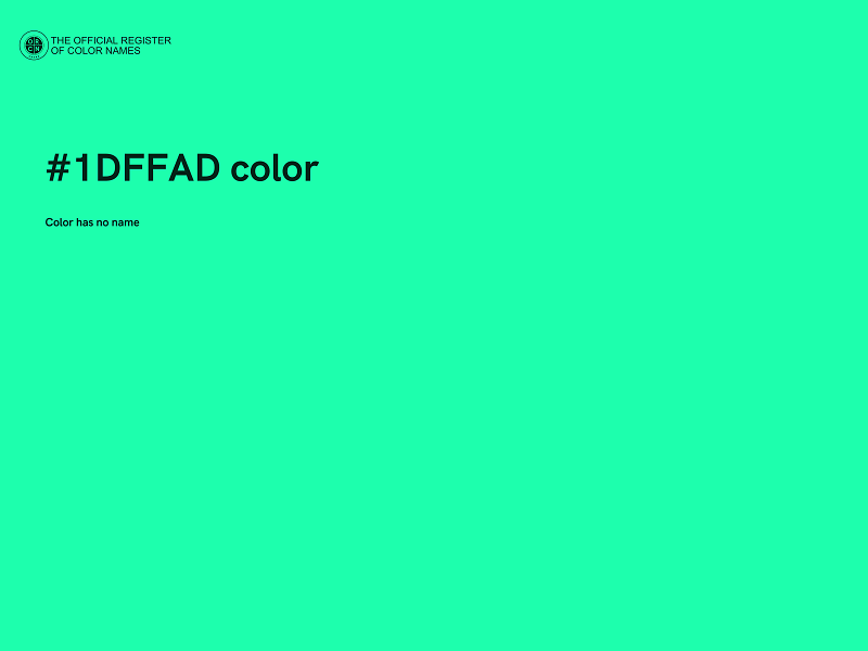 #1DFFAD color image