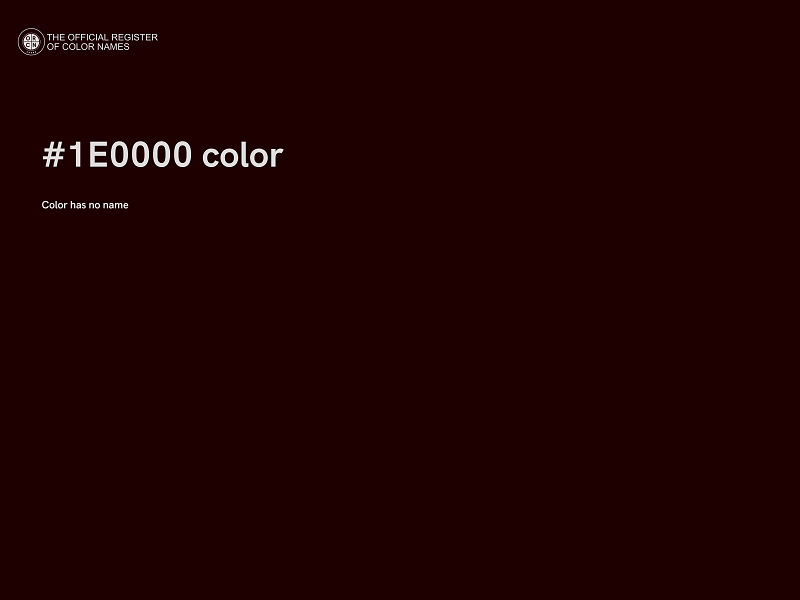 #1E0000 color image