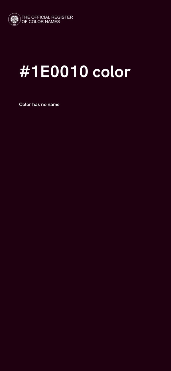 #1E0010 color image