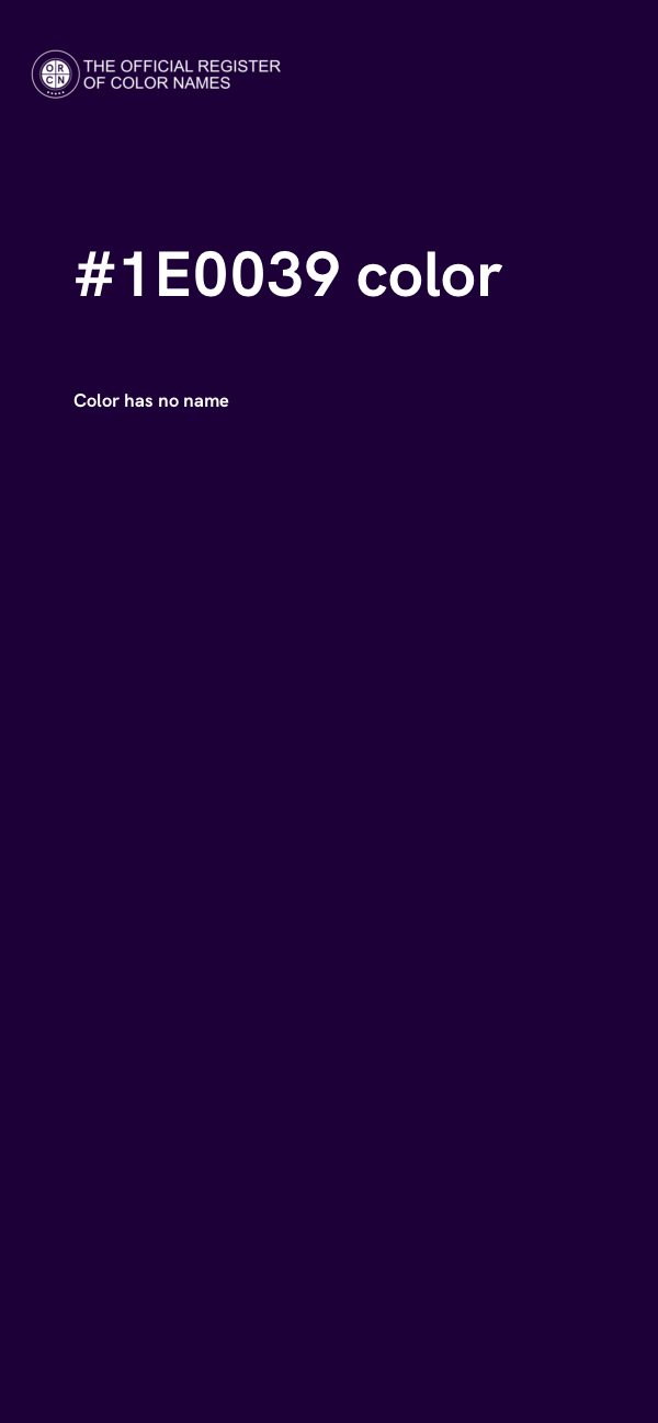 #1E0039 color image