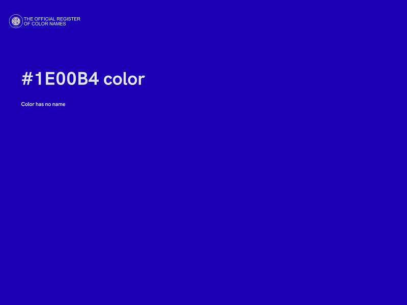 #1E00B4 color image