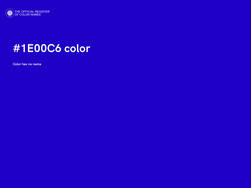 #1E00C6 color image