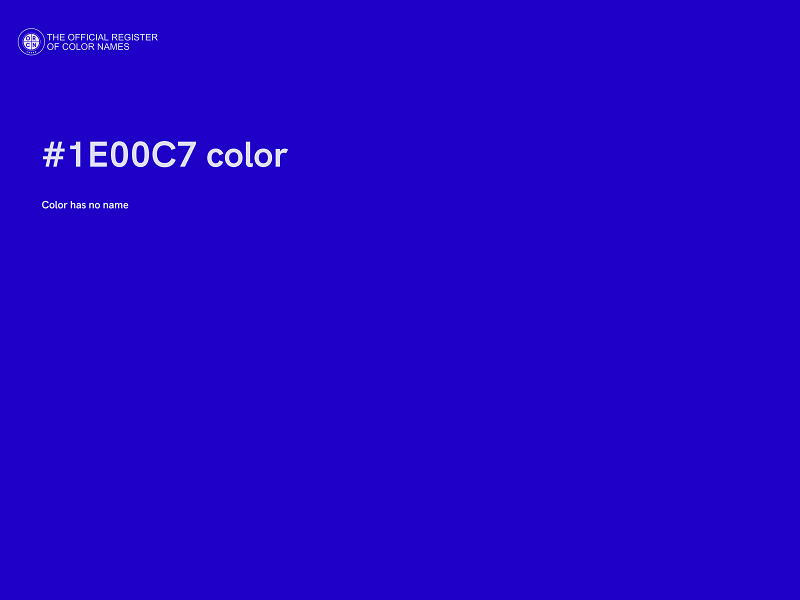 #1E00C7 color image