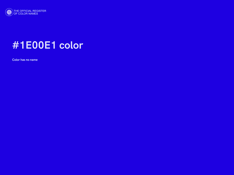 #1E00E1 color image