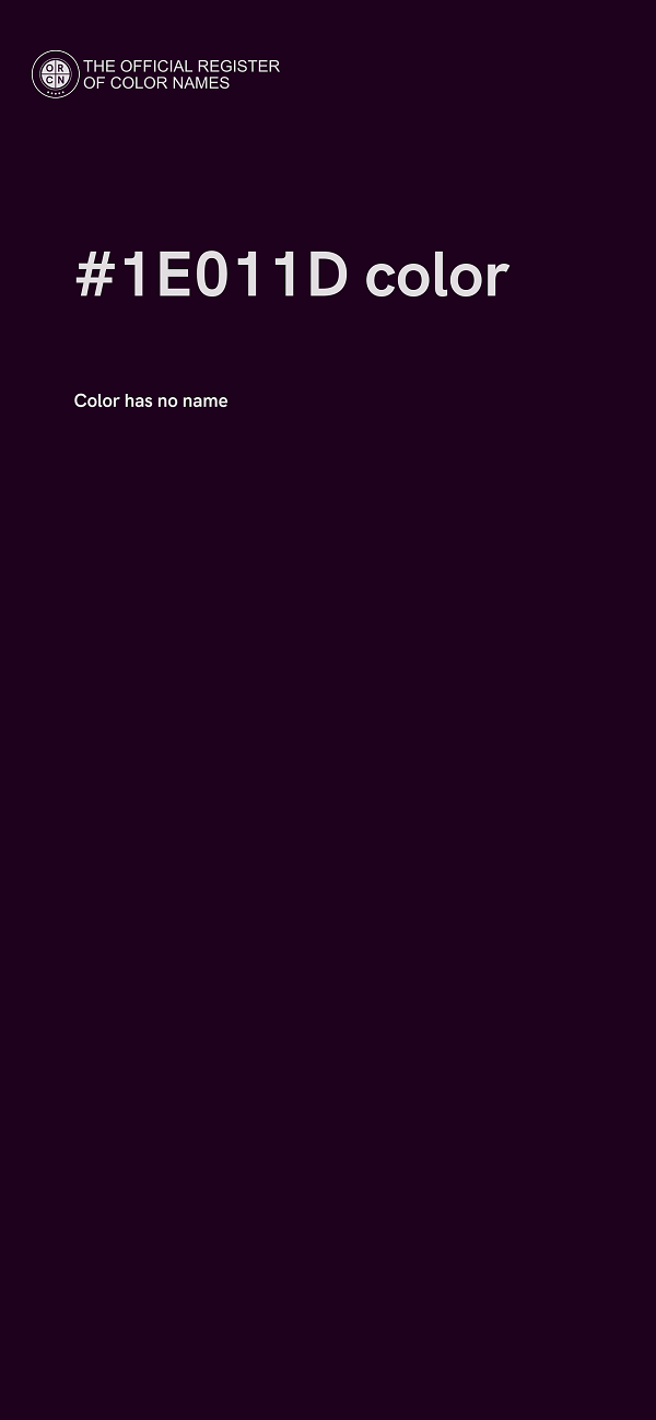 #1E011D color image