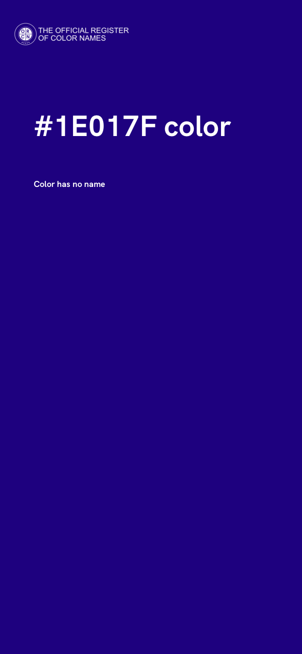 #1E017F color image