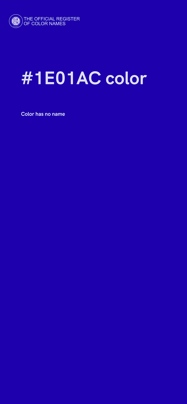 #1E01AC color image
