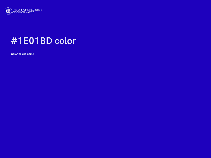 #1E01BD color image