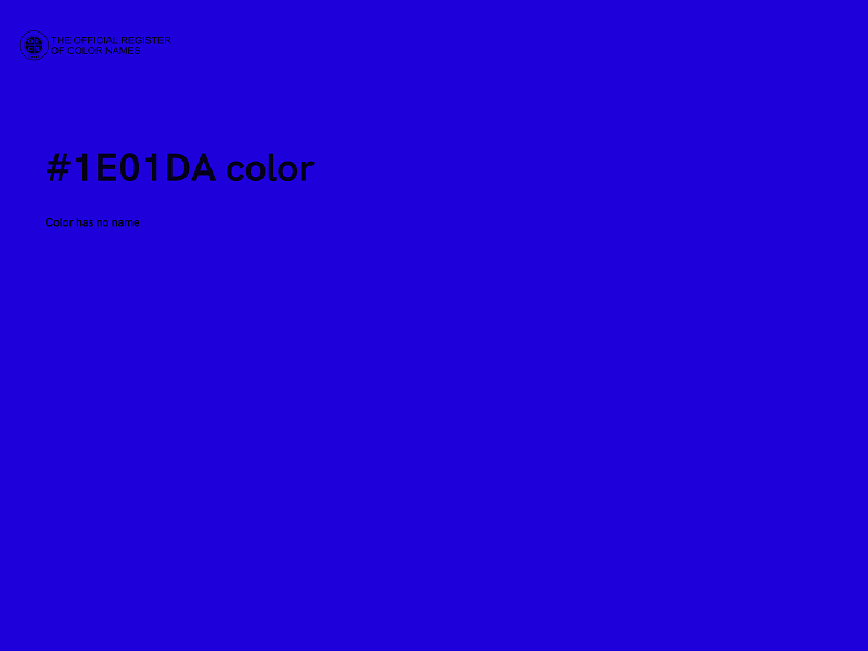 #1E01DA color image