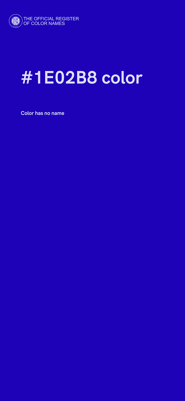 #1E02B8 color image
