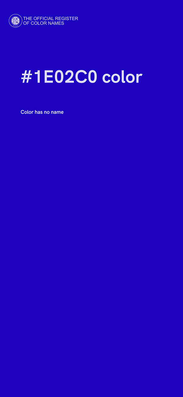#1E02C0 color image