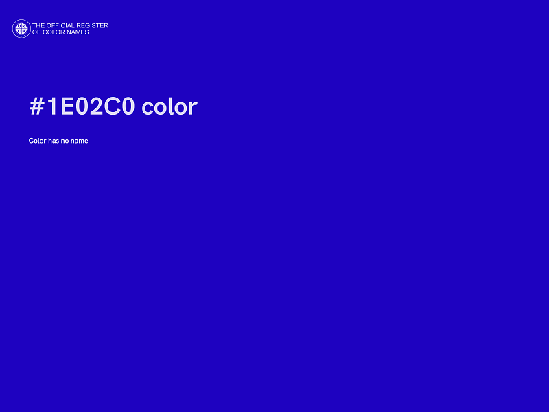 #1E02C0 color image