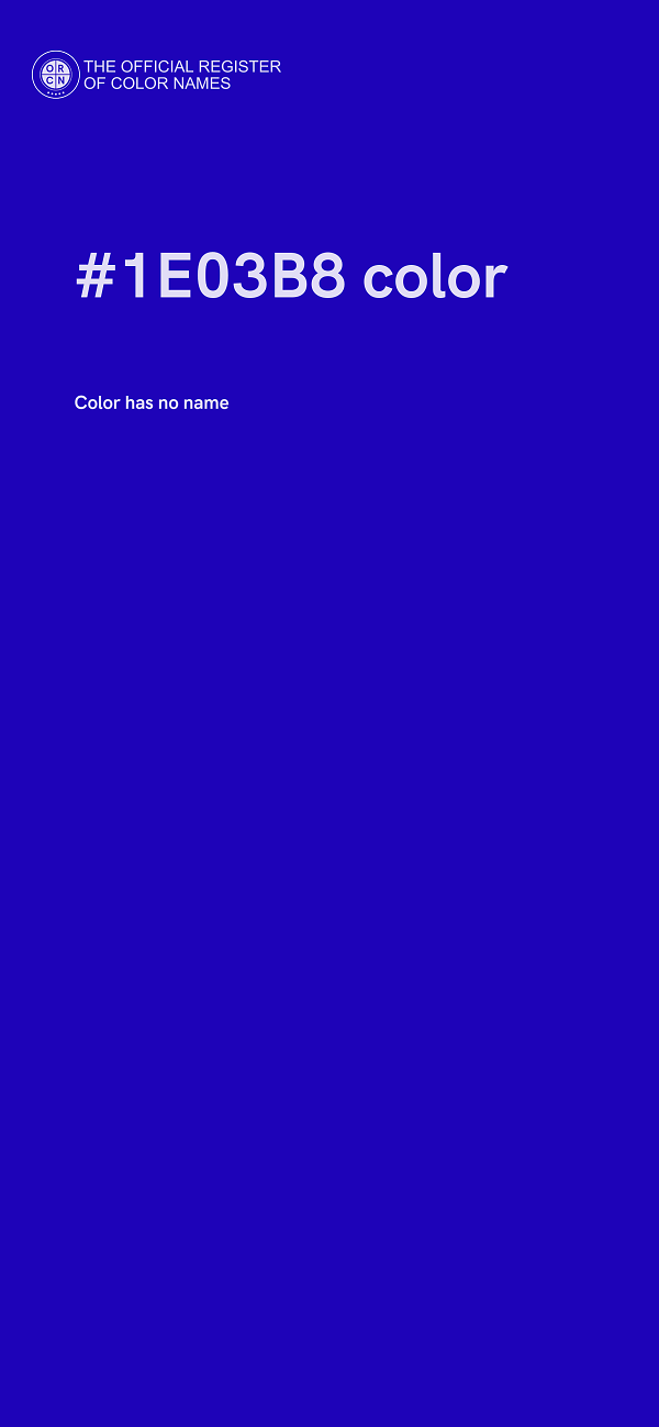 #1E03B8 color image