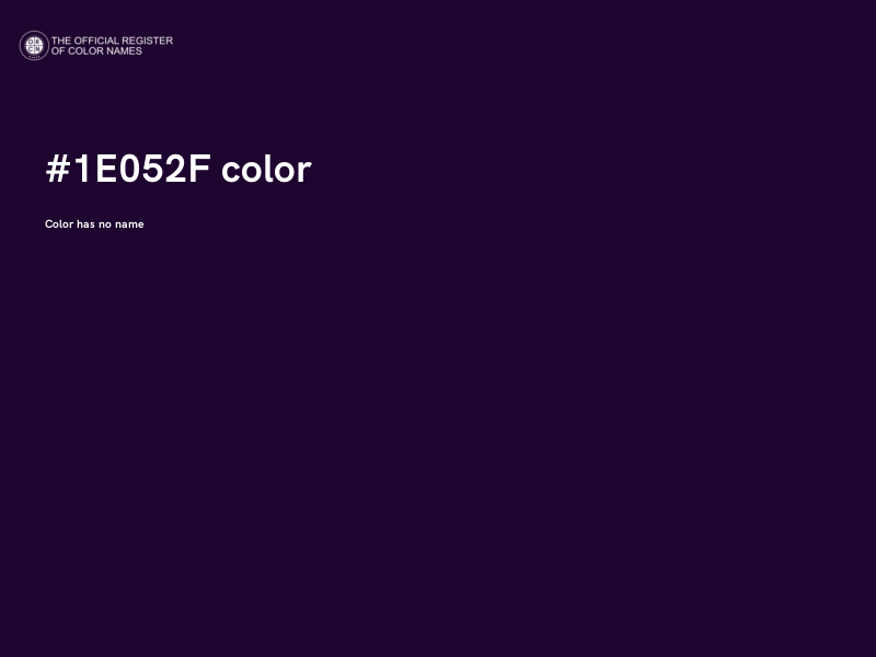 #1E052F color image