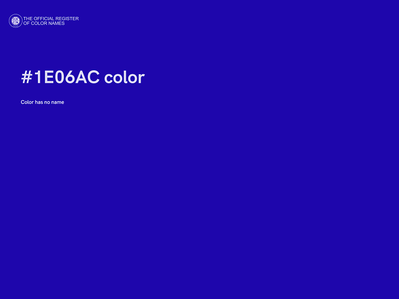 #1E06AC color image
