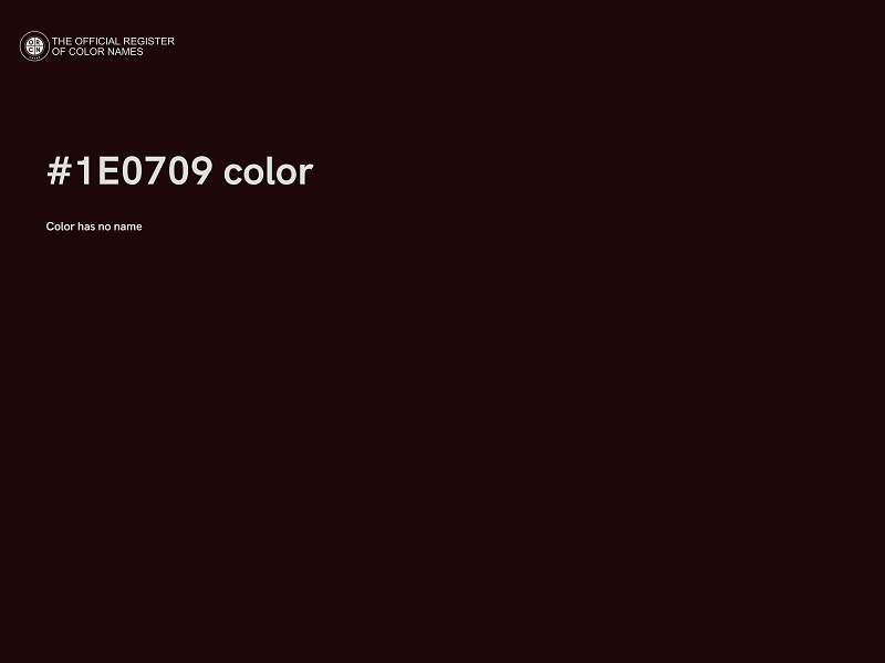 #1E0709 color image