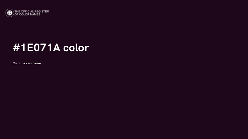 #1E071A color image