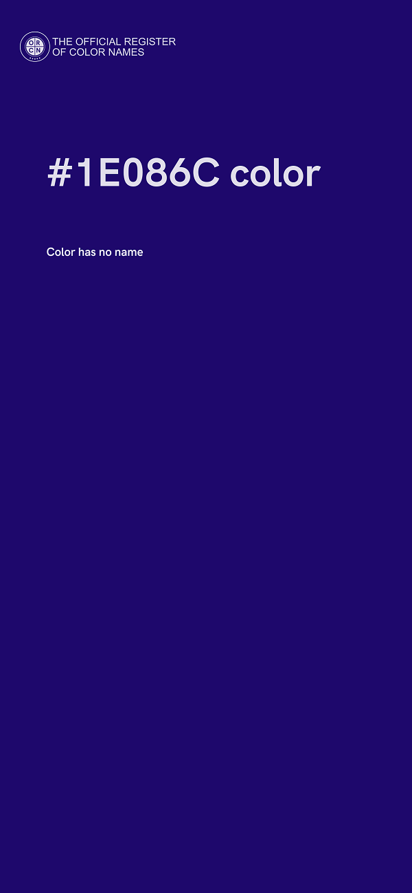 #1E086C color image