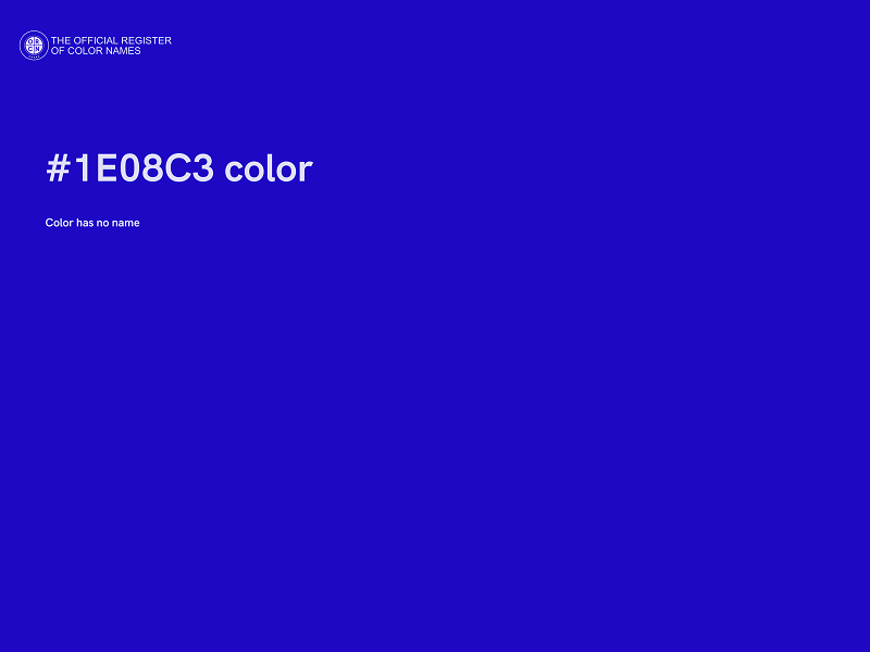 #1E08C3 color image