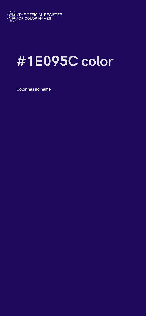 #1E095C color image