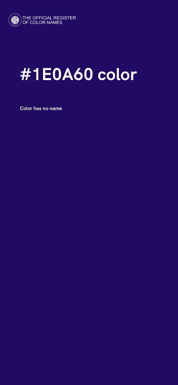 #1E0A60 color image