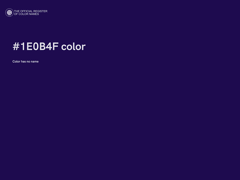 #1E0B4F color image